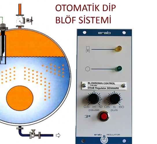 Buhar kazan otomasyonları Dip Blöf Sistemi